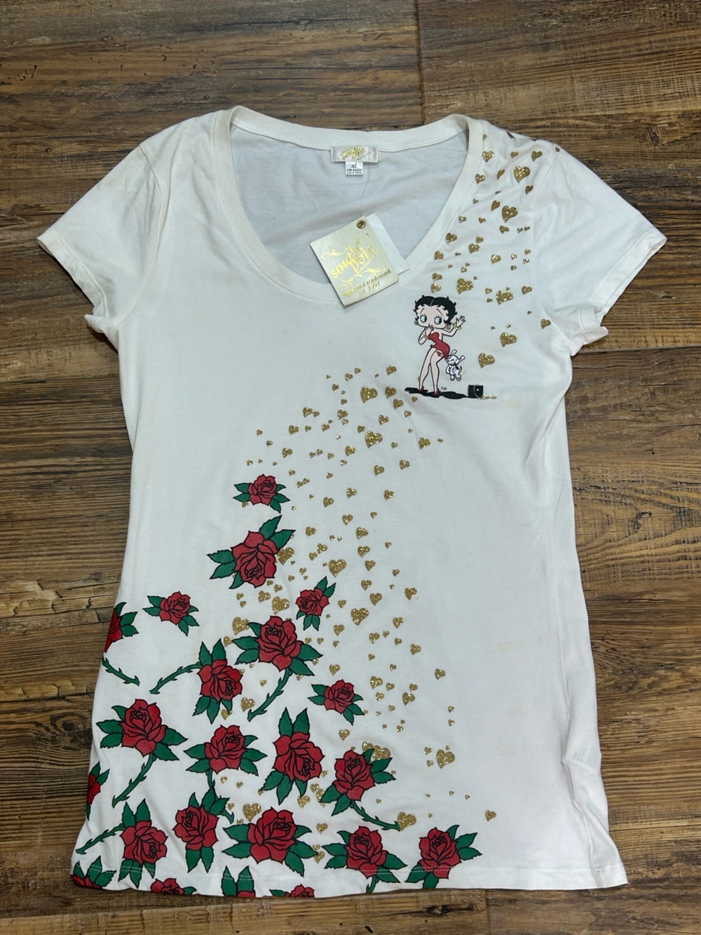 NWT Vintage Deadstock 2008 Southpole x Betty Boop Graphic Tee